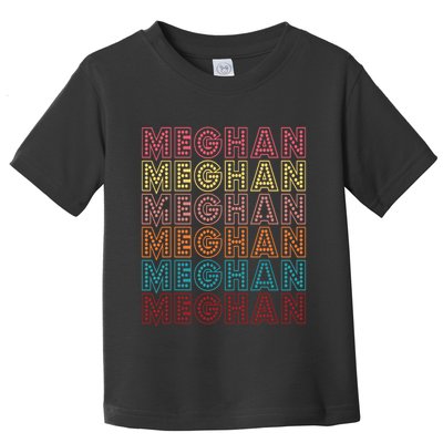 Funny Meghan First Name Meghan Retro Toddler T-Shirt