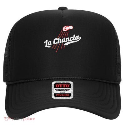 Funny Mexico Flying La Chancla Baseball High Crown Mesh Back Trucker Hat