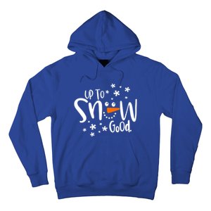 Funny Matching Family Christmas Up To Snow Good Snow Gift Hoodie