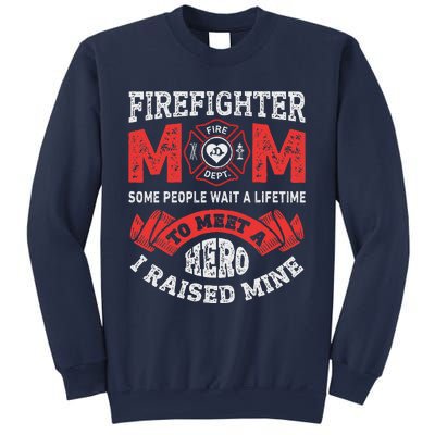 Firefighter Mom Firewoman Proud Moms Mother's Day Vintage Sweatshirt