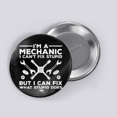 Funny Mechanic For Dad Car Auto Diesel Automobile Garage Button