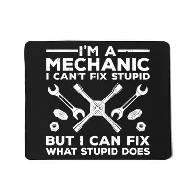 Funny Mechanic For Dad Car Auto Diesel Automobile Garage Mousepad