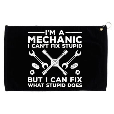 Funny Mechanic For Dad Car Auto Diesel Automobile Garage Grommeted Golf Towel