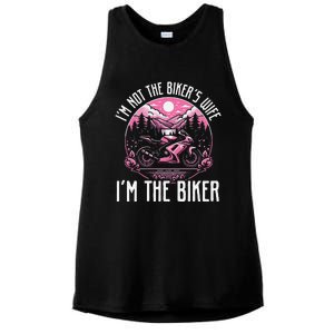 Funny Motorcycle For Women Not BikerS Wife IM The Biker Ladies PosiCharge Tri-Blend Wicking Tank