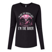 Funny Motorcycle For Women Not BikerS Wife IM The Biker Womens Cotton Relaxed Long Sleeve T-Shirt