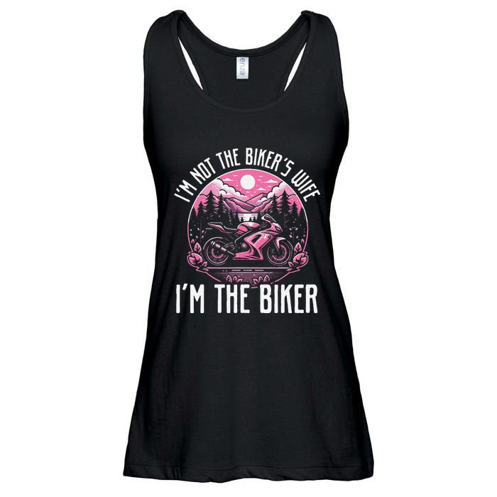 Funny Motorcycle For Women Not BikerS Wife IM The Biker Ladies Essential Flowy Tank