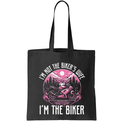 Funny Motorcycle For Women Not BikerS Wife IM The Biker Bag