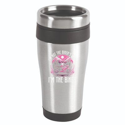 Funny Motorcycle For Women Not BikerS Wife IM The Biker 16oz Travel Tumbler