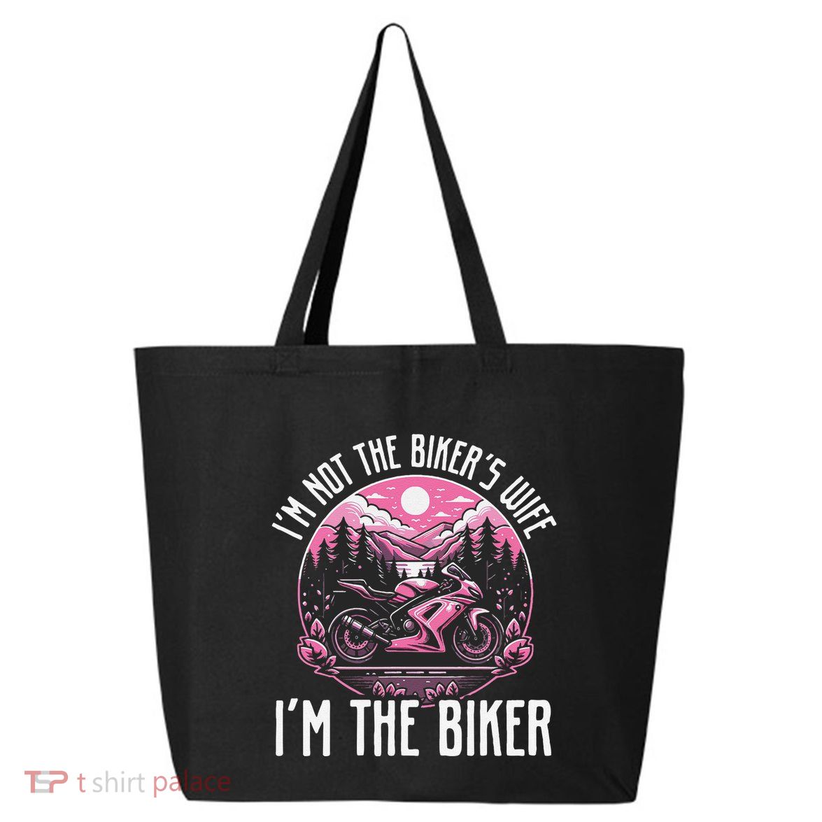 Funny Motorcycle For Women Not BikerS Wife IM The Biker 25L Jumbo Tote