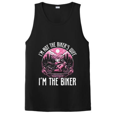 Funny Motorcycle For Women Not BikerS Wife IM The Biker PosiCharge Competitor Tank