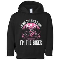 Funny Motorcycle For Women Not BikerS Wife IM The Biker Toddler Hoodie