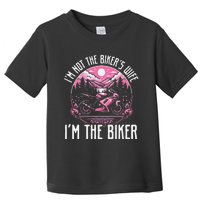 Funny Motorcycle For Women Not BikerS Wife IM The Biker Toddler T-Shirt