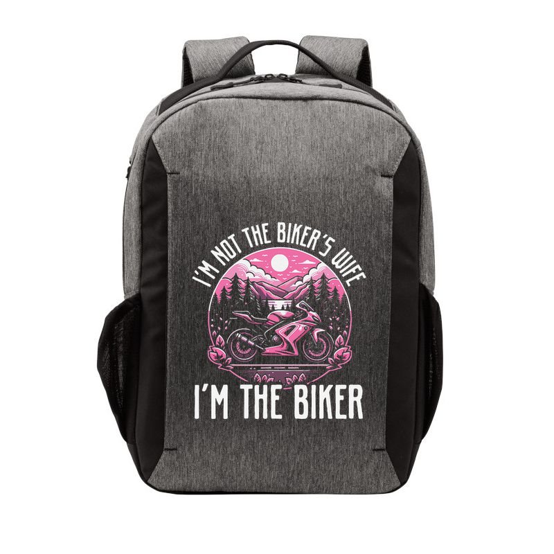 Funny Motorcycle For Women Not BikerS Wife IM The Biker Vector Backpack