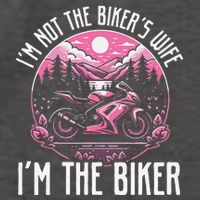 Funny Motorcycle For Women Not BikerS Wife IM The Biker Vector Backpack