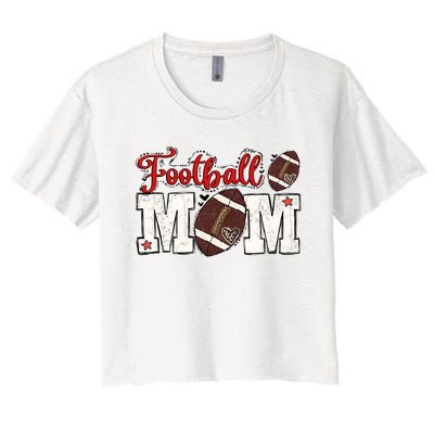 Football Mom Women's Crop Top Tee