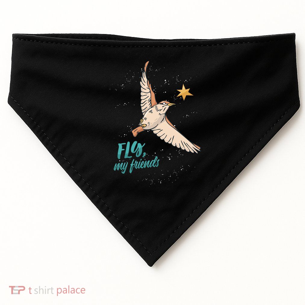 Fly My Friends Bird Star USA-Made Doggie Bandana