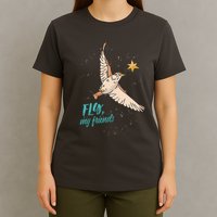 Fly My Friends Bird Star T-Shirt