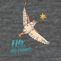 Fly My Friends Bird Star Baby Bodysuit