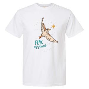 Fly My Friends Bird Star Garment-Dyed Heavyweight T-Shirt