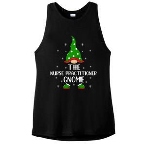 Funny Matching Family The Nurse Practitioner Gnome Christmas Gift Ladies PosiCharge Tri-Blend Wicking Tank