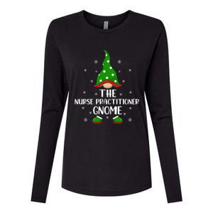 Funny Matching Family The Nurse Practitioner Gnome Christmas Gift Womens Cotton Relaxed Long Sleeve T-Shirt