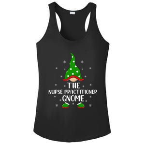 Funny Matching Family The Nurse Practitioner Gnome Christmas Gift Ladies PosiCharge Competitor Racerback Tank