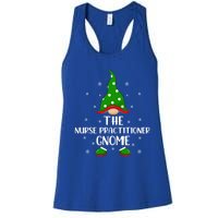 Funny Matching Family The Nurse Practitioner Gnome Christmas Gift Women's Racerback Tank