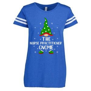 Funny Matching Family The Nurse Practitioner Gnome Christmas Gift Enza Ladies Jersey Football T-Shirt