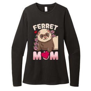 Ferret Mom Funny Gift For Ferret Lovers And Owners Gift Womens CVC Long Sleeve Shirt