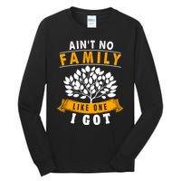 Funny Matching Family Gift Aint No Family Like The One I Got Tall Long Sleeve T-Shirt