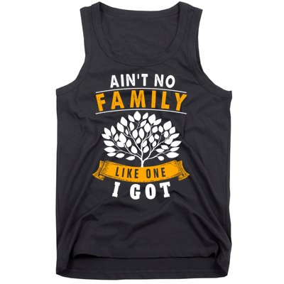 Funny Matching Family Gift Aint No Family Like The One I Got Tank Top