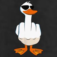 Funny Middle Finger Offensive Rude Duck I DonT Give A Duck Cool Comfort Performance Bucket Hat