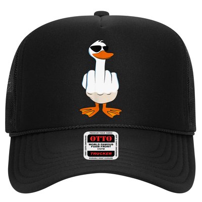 Funny Middle Finger Offensive Rude Duck I DonT Give A Duck Hat