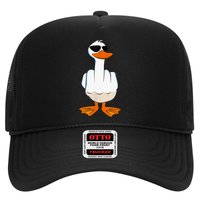 Funny Middle Finger Offensive Rude Duck I DonT Give A Duck Hat