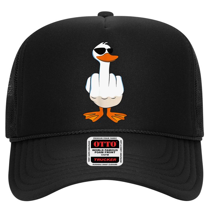 Funny Middle Finger Offensive Rude Duck I DonT Give A Duck Hat