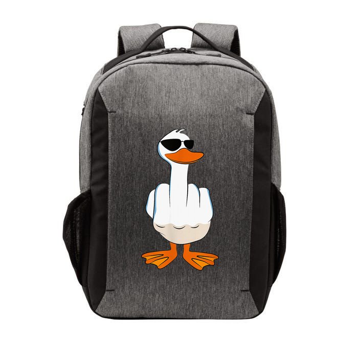 Funny Middle Finger Offensive Rude Duck I DonT Give A Duck Vector Backpack