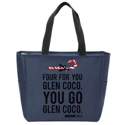 Funny Mean Four For Glen Coco You Go Funny Gift Zip Tote Bag