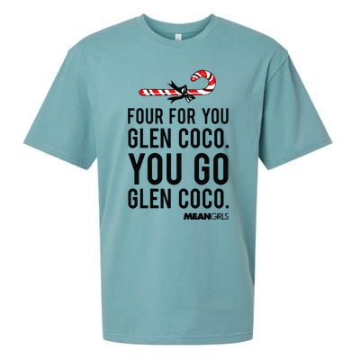 Funny Mean Four For Glen Coco You Go Funny Gift Sueded Cloud Jersey T-Shirt