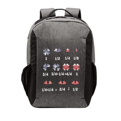 Funny Math Fraction Four Leaf Clover Teacher St Patricks Day Vector Backpack