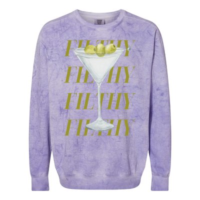 Filthy Martini Colorblast Crewneck Sweatshirt