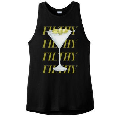 Filthy Martini Ladies PosiCharge Tri-Blend Wicking Tank