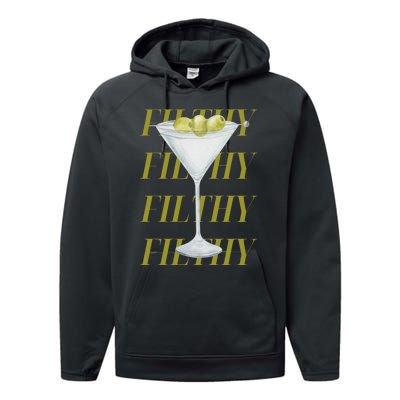 Filthy Martini Performance Fleece Hoodie