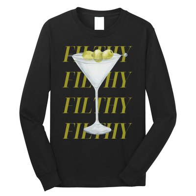 Filthy Martini Long Sleeve Shirt