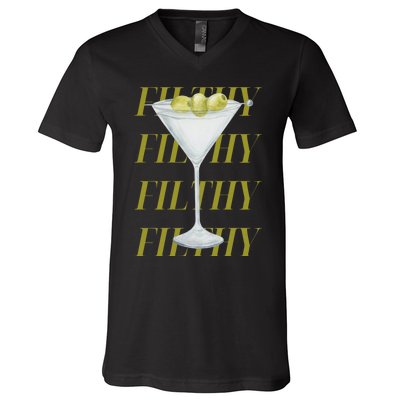 Filthy Martini V-Neck T-Shirt