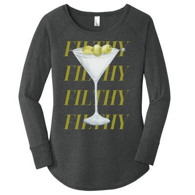 Filthy Martini Women's Perfect Tri Tunic Long Sleeve Shirt