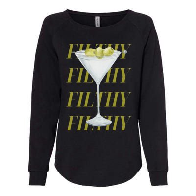 Filthy Martini Womens California Wash Sweatshirt