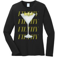 Filthy Martini Ladies Long Sleeve Shirt