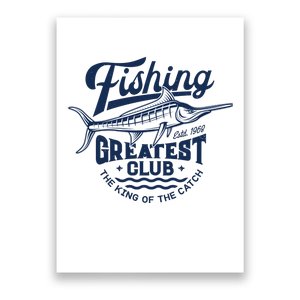 Fishing Marlin Greatest Club Estd 1968 Poster