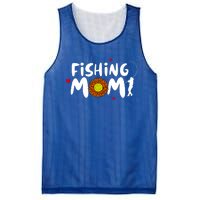 Fishing Mom Gift Mesh Reversible Basketball Jersey Tank