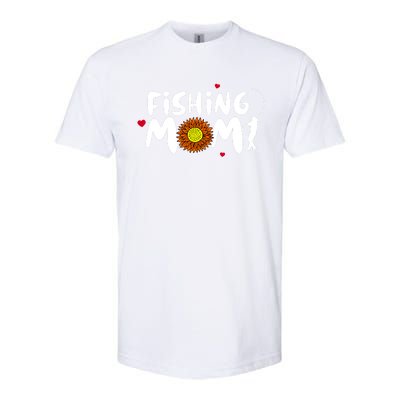 Fishing Mom Gift Softstyle CVC T-Shirt